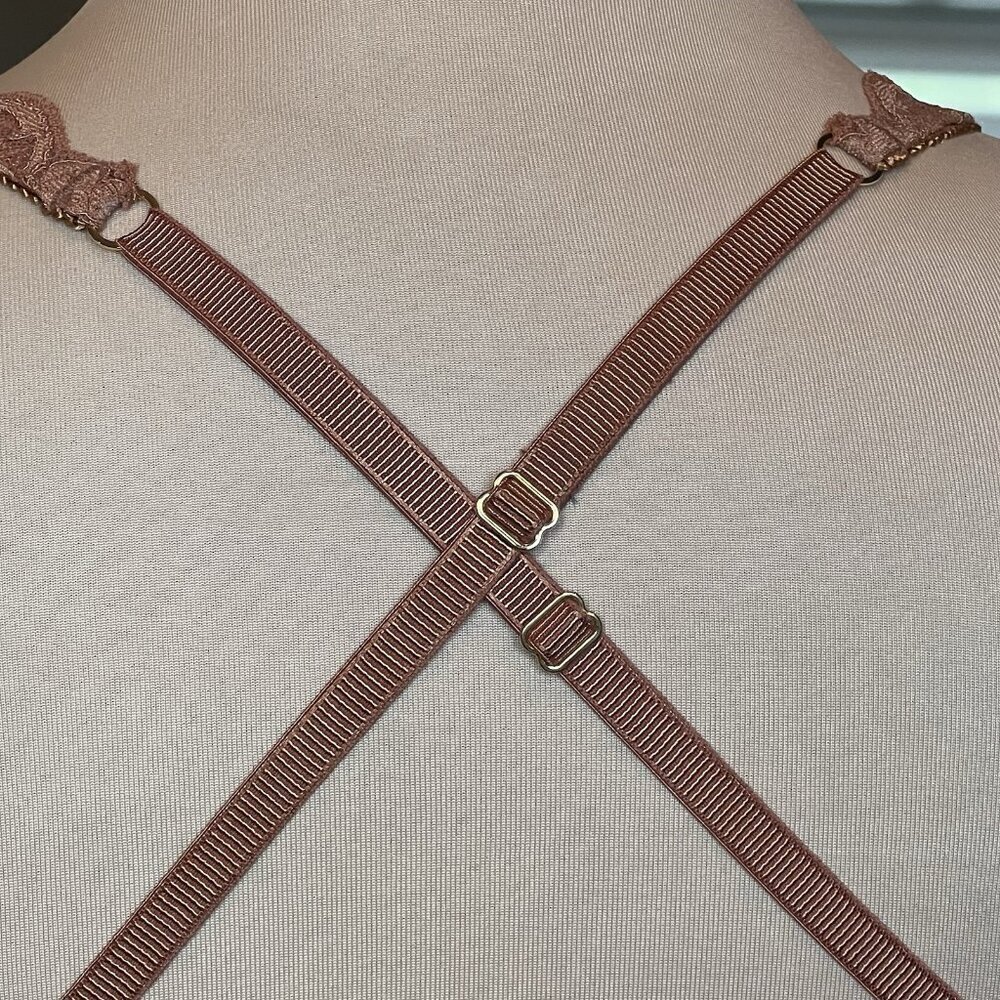 NWT $88 HAH Free People 2-Timer Bra 30-38C fits 30C 32C 34C 36C 38C Brown Sugar - Picture 15 of 16